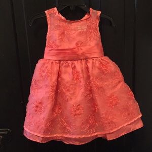 Robe Formelle Fille Sweet Heart Rose - Taille 18 Mois - Blanc - Polyester - Occasion Excellent État